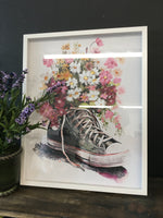 Chuck Taylor floral