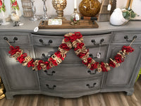 Red/Natural Jute Garland