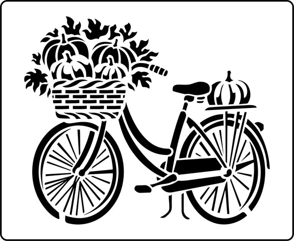 JRV Fall Bicycle  stencil