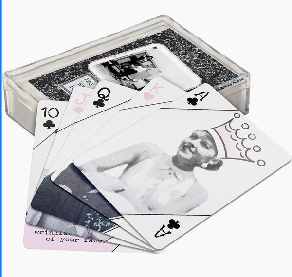 Trash talk playing cards