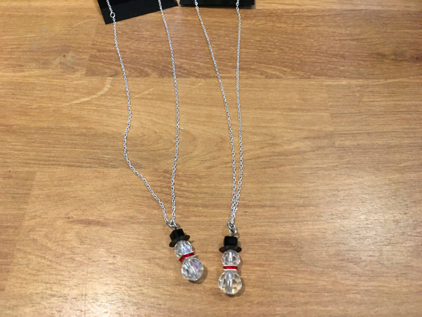 Snowman Necklace