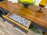 Austin the rustictly handsome sofa foyer table