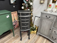 Anna the blingy black jewelry armoire