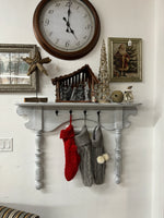 Upcycled Stocking holder