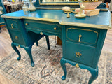 Jordan the Bohemeian blue glam vanity desk