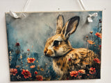 Bunny art hanging