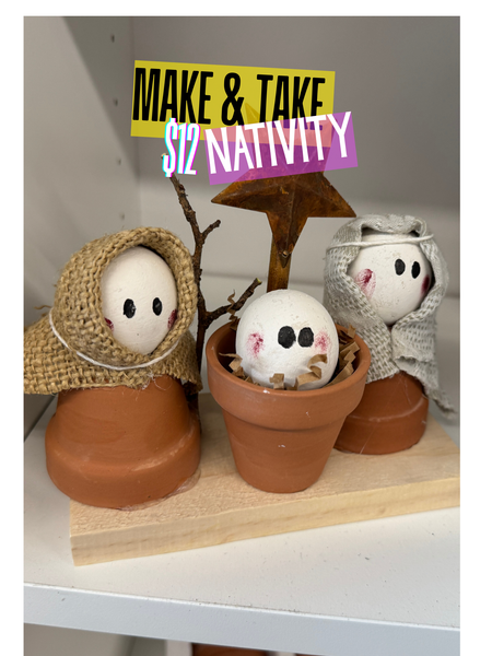 Make Take Kid Nativity set