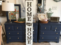 Two Sided HOME & WELCOME Sign