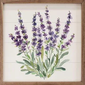 Lavender Botanical II 12” art picture