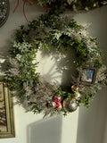 Silver adorned Wreath