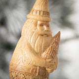 Scandinavian Carved Santa Ornament