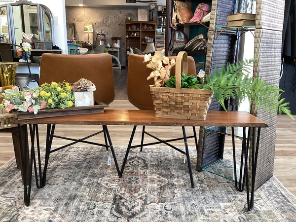 Mario the Upcycled Table Leaf Bench