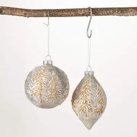 Frosted Pine ornament