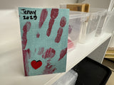 Kid Handprint Valentines heart make & take