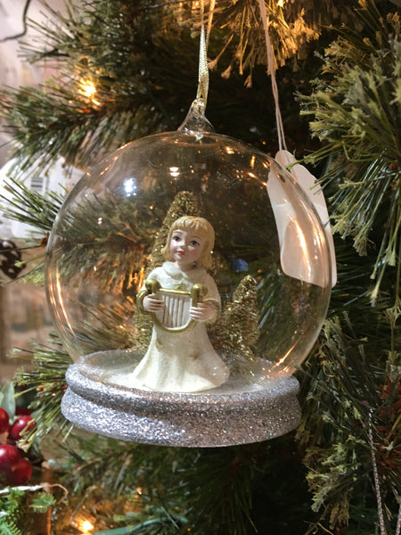 German Glass Angel ornament