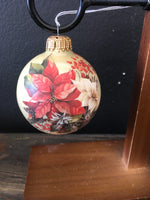 Custom Poinsettia ornament