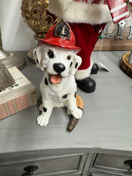 Dalmatian fire dog