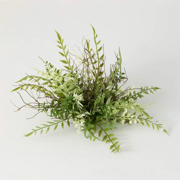 Fern Twig half sphere orb floral