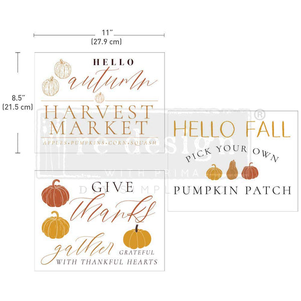 DECOR TRANSFERS® 8.5×11 – FALL FESTIVE